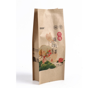 ODM Custom Coffee Label Printing Suppliers - Kraft Paper Tea Pouch With Zip-Lock – Jiayi